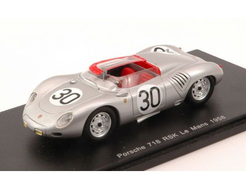 Spark Model S1874 PORSCHE 718 RSK N.30 ACCIDENT LM 1958 R.VON FRANKERBERG-C.STOREZ 1:43 Modellino