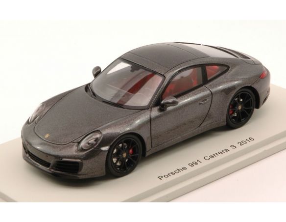 Spark Model S4936 PORSCHE 991 CARRERA S 2016 GUN GREY 1:43 Modellino