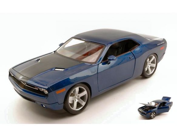 Maisto MI36138BL DODGE CHALLENGER 2006 BLUE 1:18 Modellino