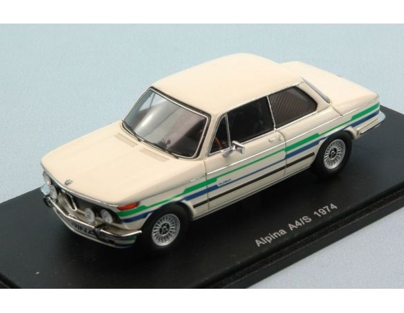 Spark Model S2810 ALPINA A4/S 1974 IVORY 1:43 Modellino