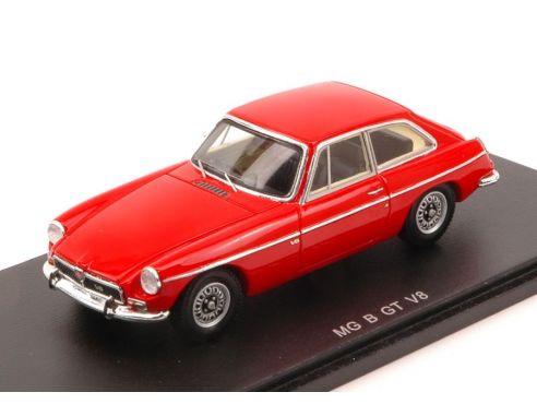 Spark Model S4141 MG B GT V8 1973 RED 1:43 Modellino