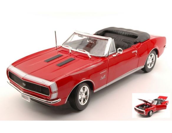 Maisto MI31684R CHEVROLET CAMARO SS 396 1967 RED 1:18 Modellino