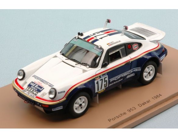 Spark Model S4881 PORSCHE 953 N.175 6th PARIS-DAKAR 1984 J.ICKX-C.BRASSEUR 1:43 Modellino