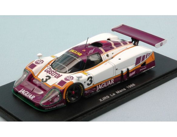 Spark Model S4718 JAGUAR XJR-9 N.3 DNF LM 1988 H.PESCAROLO-J.WATSON-R.BOESEL 1:43 Modellino