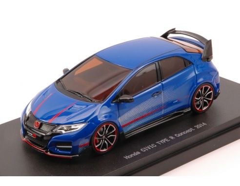 Ebbro EB45235 HONDA CIVIC TYPE R CONCEPT 2014 BLUE 1:43 Modellino