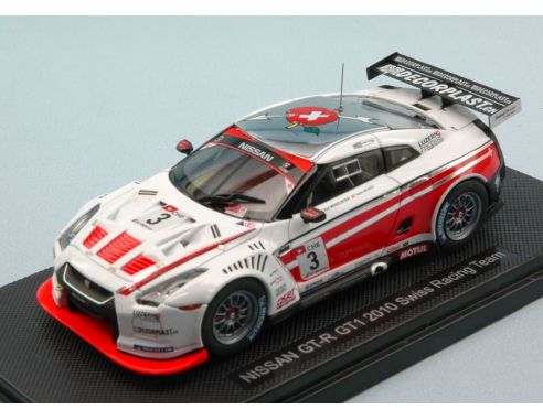 Ebbro EB44355 NISSAN GT-R N.3 FIA GT1 2010 K.WENDLINGER-H.MOSER 1:43 Modellino