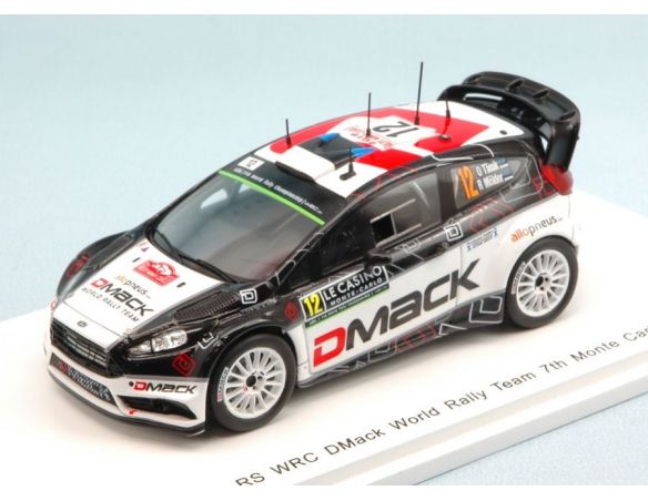 Spark Model S4964 FORD FIESTA N.12 7th MONTE CARLO 2016 O.TANAK-R.MOLDER 1:43 Modellino