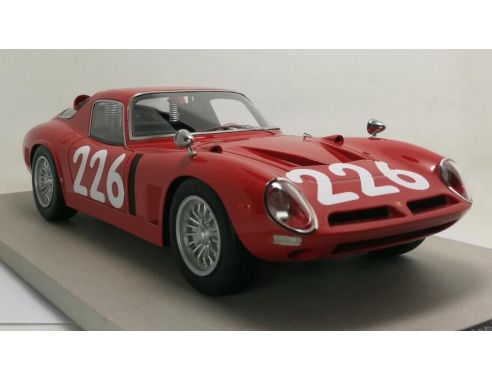Tecnomodel TMD1833B BIZZARRINI 5300 GT N.226 DNF TARGA FLORIO 1966 A.NIERI-E.BERNEY 1:18 Modellino