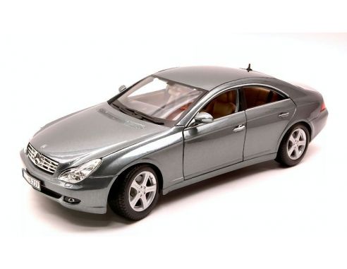 Maisto MI36696 MERCEDES CLS CLASS 2005 GUNSILVER MET.1:18 Modellino