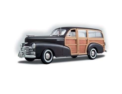 Maisto MI36854 CHEVROLET FLEETMASTER WOODY 1948 BROWN 1:18 Modellino