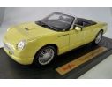 Maisto 50335 FORD THUNDERBIRD CABRIO YELLOW 1/18 Modellino