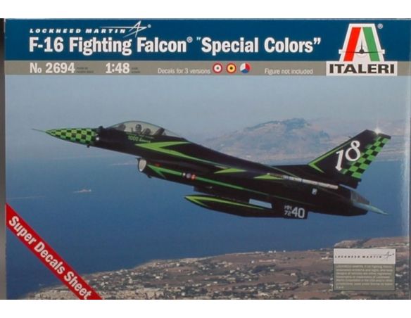 Italeri IT2694 F 16 FIGHTING FALCON KIT 1:48 Modellino