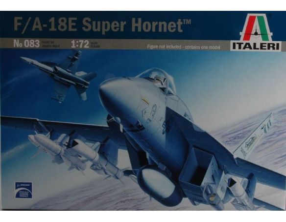Italeri IT0083 F/A 18 E SUPER HORNET KIT 1:72 Modellino