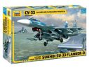 Zvezda Z7297 SUKHOI SU-33 FLANKER-D RUSSIAN NAVY FIGHTER KIT 1:72 Modellino