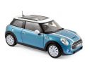 Norev NV183111 MINI COOPER S 2015 ELECTRIC BLUE METALLIC & WHITE 1:18 Modellino