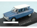 Norev NV153505 CITROEN AMI 6 1967 PASTEL BLUE W/WHITE ROOF 1:43 Modellino
