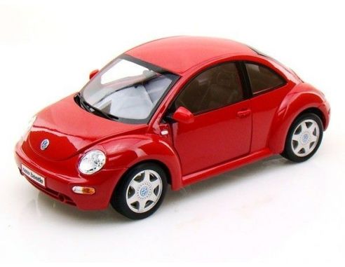 Maisto 50343 VW NEW BEETLE RED 1/18 Modellino