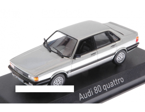 Norev NV830028 AUDI 80 GTE QUATTRO 1985 SILVER 1:43 Modellino