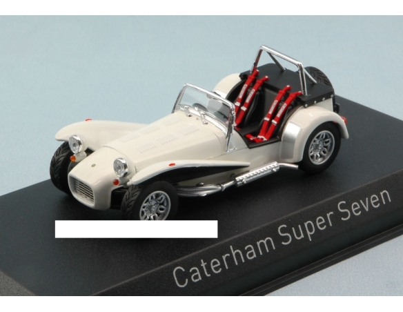 Norev NV270212 CATERHAM SUPER SEVEN 1979 WHITE 1:43 Modellino