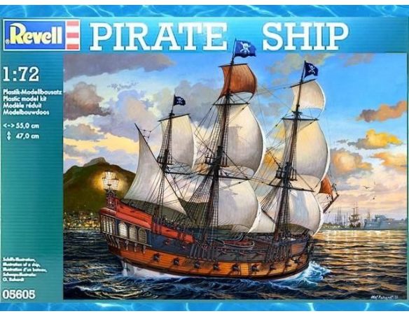 Revell RV05605 PIRATE SHIP KIT 1:72 Modellino