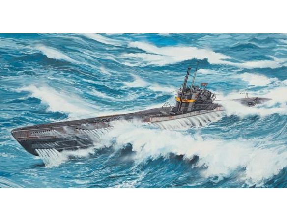 Revell RV05100 U-BOAT GERMAN SUBMARINE TYPE VII C/41 KIT 1:144 Modellino