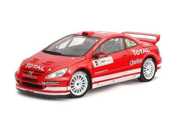 Maisto MI8693 PEUGEOT 307 WRC 2004 N.5 1:18 Modellino