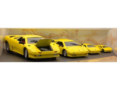 Maisto MI98896Y LAMBORGHINI DIABLO 1:18-1:24-1:32-1:43 YELLOW SCAT.USURATA Auto Stradali