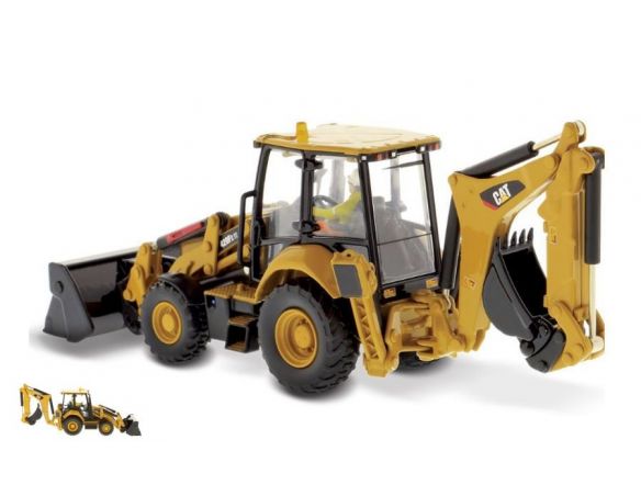 Diecast Master DM85233 CAT 420F2 IT BACKHOE LOADER PIVOT 1:50 Modellino