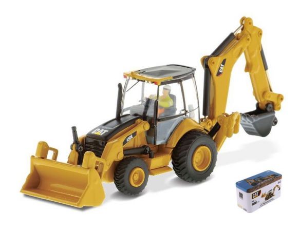 Diecast Master DM85263 CAT 450E BACKHOE 1:87 Modellino