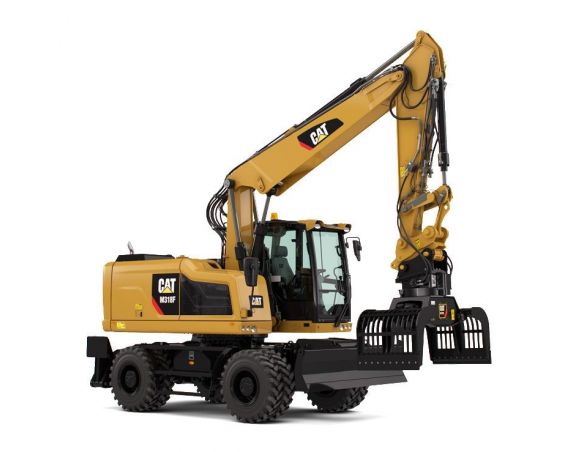 Diecast Master DM85508 CAT M318F WHEELED EXCAVATOR 1:50 Modellino