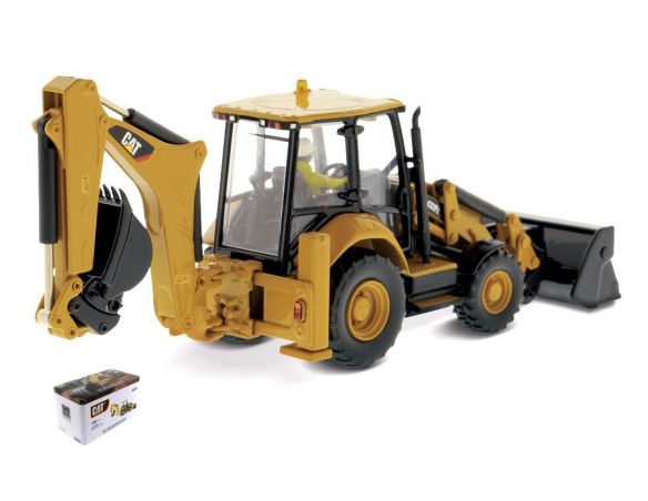 Diecast Master DM85249 CAT 432F2 SIDE SHIFT BACKHOE LOADER 1:50 Modellino