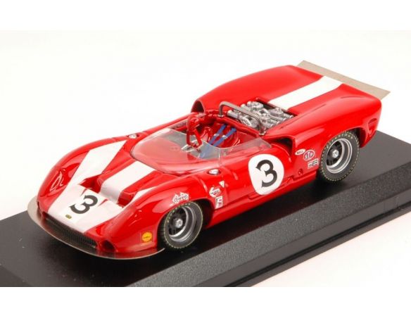 Best Model BT9633 LOLA T70 MK.2 N.3 WINNER CAN-AM ST.JOVITE 1966 J.SURTEES 1:43 Modellino