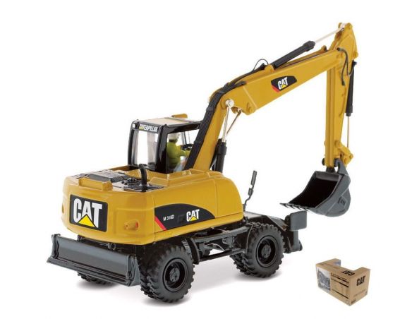 Diecast Master DM85171 CAT M316D WHEELED EXCAVATOR 1:50 Modellino