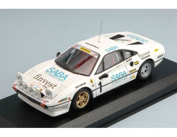 Best Model BT9211 FERRARI 308 GTB N.1 TARGA FLORIO 1983 TONY-RADAELLI 1:43 Modellino