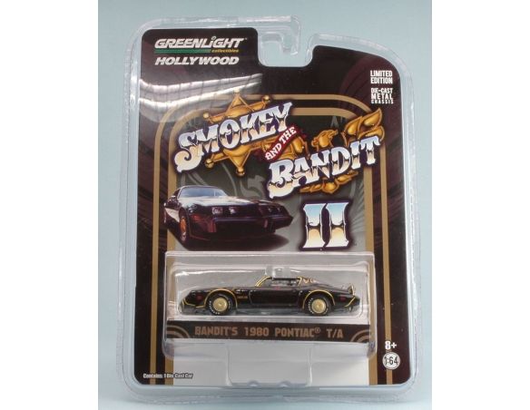Greenlight GREEN44710B PONTIAC TRANS AM 1980 SMOKEY AND THE BANDIT 1:64 Modellino