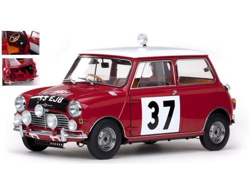 SunStar SS5321 MORRIS COOPER S N.37 WINNER MONTE CARLO 1964 P.HOPKIRK-H.LIDDON 1:12 Modellino