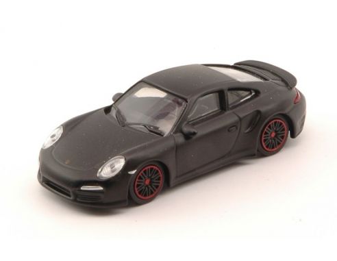 Schuco SH20126 PORSCHE TURBO (991) MATT BLACK 1:64 Modellino