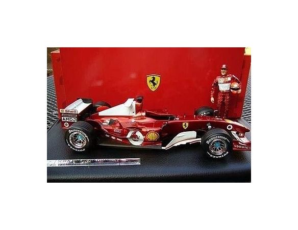 Mattel B6220 FERRARI F1 SCHUMACHER 2004 1/18 Modellino