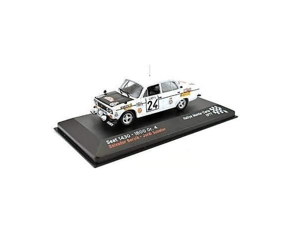 Abrex ABRMC025 SEAT 1430 N.24 7th MONTE CARLO 1977 S.SERVIA'-J.SABATER 1:43 Modellino