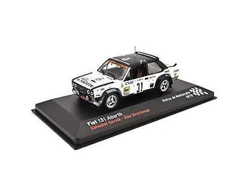 Abrex ABRMC029 FIAT 131 ABARTH N.31 RETIRED MONTE CARLO 1979 S.SERVIA'-A.BUSTRENGA 1:43 Modellino