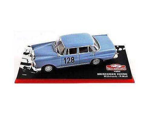 Abrex ABRMC016 MERCEDES 220 SE N.128 WINNER MONTE CARLO 1960 W.SCHOCK-R.MOLL 1:43 Modellino