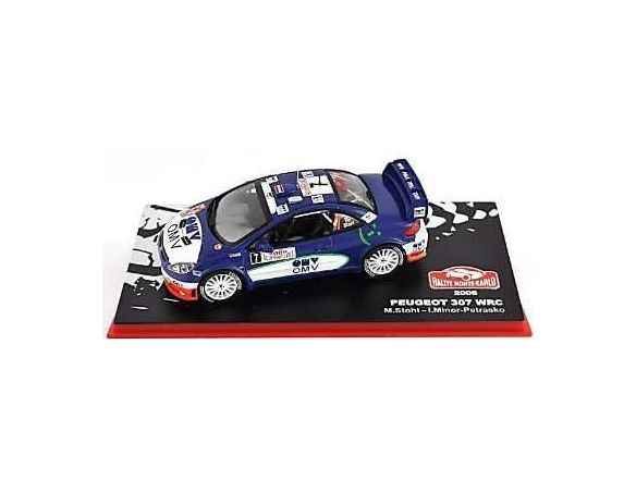 Abrex ABRMC004 PEUGEOT 307 WRC N.7 4th MONTE CARLO M.STHOL-I.M.PETRASKO 1:43 Modellino