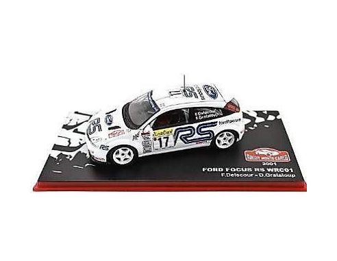 Abrex ABRMC012 FORD FOCUS RS WRC N.17 3rd MONTE CARLO 2001 F.DELECOUR-D.GRATALOUP 1:43 Modellino