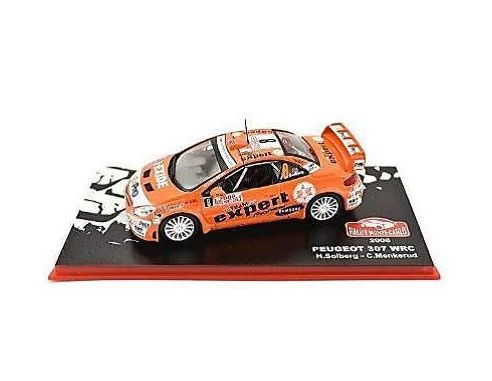 Abrex ABRMC045 PEUGEOT 307 WRC N.8 16th MONTE CARLO 2006 H.SOLBERG-C.MENKERUD 1:43 Modellino