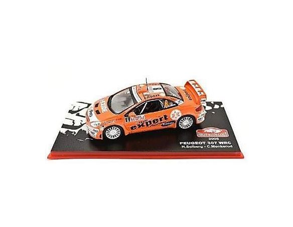 Abrex ABRMC045 PEUGEOT 307 WRC N.8 16th MONTE CARLO 2006 H.SOLBERG-C.MENKERUD 1:43 Modellino