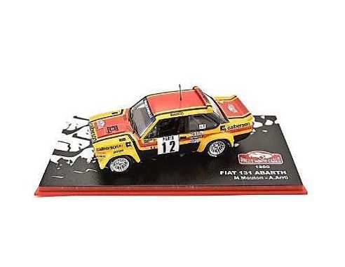 Abrex ABRMC038 FIAT 131 ABARTH N.12 7th MONTE CARLO 1980 M.MOUTON-A.ARRII 1:43 Modellino