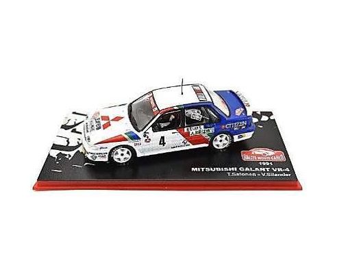 Abrex ABRMC044 MITSUBISHI GALANT VR-4 N.4 8th MONTE CARLO 1972 SALONEN-SILANDER 1:43 Modellino