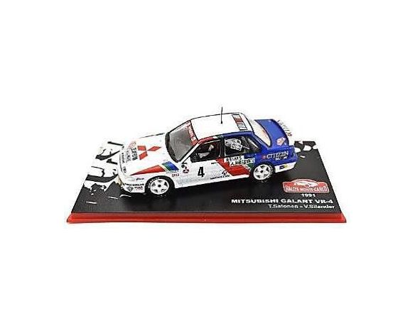 Abrex ABRMC044 MITSUBISHI GALANT VR-4 N.4 8th MONTE CARLO 1972 SALONEN-SILANDER 1:43 Modellino
