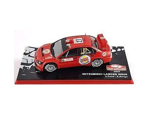 Abrex ABRMC034 MITSUBISHI LANCER WR05 N.27 26th MONTE CARLO 2007 X.PONS-X.AMIGO' 1:43 Modellino