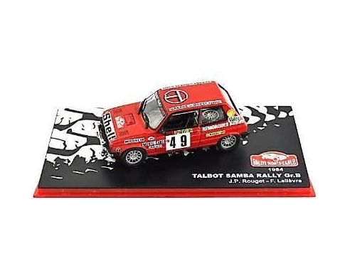 Abrex ABRMC027 TALBOT SAMBA N.49 15th MONTE CARLO 1984 J.P.ROUGET-F.LELIEVRE 1:43 Modellino